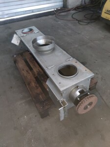 Stainless steel trough auger approx. 1000 mm used B17260