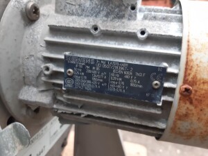 Radiallüfter PVC 0,25 kW  390 m³/h gebraucht B17269