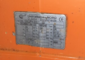 Zellenradschleuse Ø 250  mm 0,37 kW gebraucht B17268