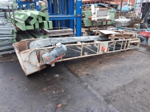 Conveyor belt 4 x 0.6 m 2.2 kW used B17278