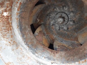 Centrifugal fan 6 kW 116 m³/min used B17284