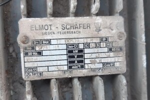 Centrifugal fan 6 kW 116 m³/min used B17284