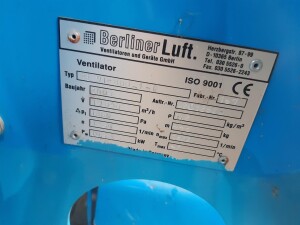 Radiallüfter 15 kW 284 m³/min gebraucht B17287