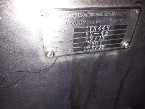 Meat cutter stainless steel RS-45 used B17292