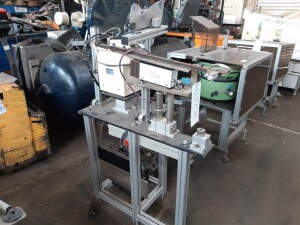 Vibratory bowl feeder vibrating bowl Ø 320 mm used B17297
