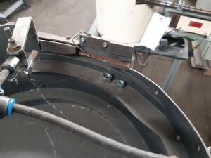 Vibratory bowl feeder vibrating bowl Ø 320 mm used B17297