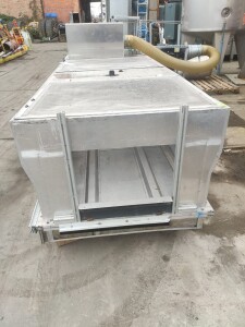 Fluidized bed dryer with 2 fans used B17308