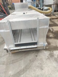 Fluidized bed dryer with 2 fans used B17308