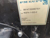 Fluidized bed dryer with 2 fans used B17308
