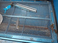 Annahmestation 110 x 90 x 150 cm mit Schnecke gebraucht B17309