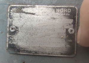 Geared motor 18.5 kW 20 rpm used B17311