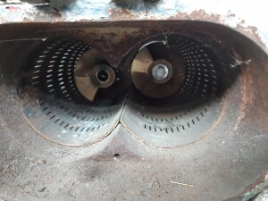 Screw press brass 2.2 kW used B17352