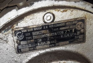 Drum motor 0.75 / 1.5 kW 700 mm used B17344