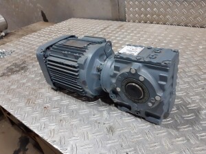 Geared motor 1.1 kW 59 rpm B5 used B17361