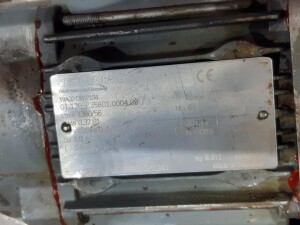 Gear motor 0.37 kW 56 rpm used B17366