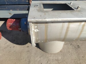 Trough auger 4.30 m stainless steel used K17391