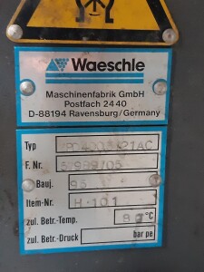 Rotary valve approx. Ø 350 mm used B17419