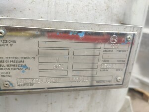 Zyklonabscheider Ø 540 mm Edelstahl gebraucht B17430