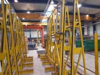 Glaslager Plattenlager ca. 12 x 15 m gebraucht B17436