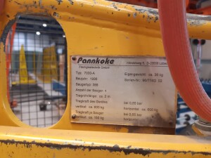 Vacuum lifter 600 kg 2 m used B17439