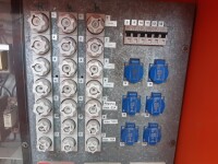 Site power distribution cabinet 2x63A 2x32A 2x16A used B17446