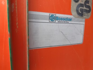 Site power distribution cabinet with meter 2x16A 1x32A used B17451