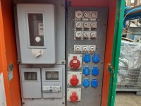 Site power distribution cabinet with meter 2x16A 1x32A used B17451