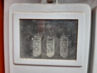 Site power distribution cabinet with meter 2x16A 1x32A used B17451