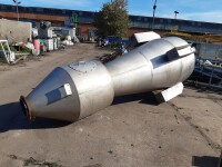 Zyklonabscheider Ø 1400 mm Edelstahl gebraucht B17462