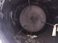 Zyklonabscheider Ø 1400 mm Edelstahl gebraucht B17462