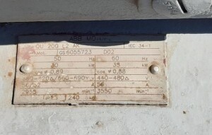 Radialventilator Radialgebläse 30 kW ca.12000 m³/h gebraucht B17464