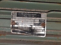 Geared motor with brake 0.75 kW 16 rpm B3 used B17478