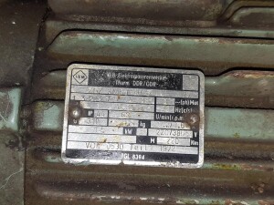 Getriebemotor 1,5 kW 63 U/min B5 gebraucht B17479