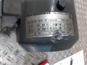 Getriebemotor 0,37 kW 5,4 U/min B5 gebraucht B17489
