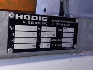 Vakuumpumpe 3 kW 96 m3h  gebraucht B17501