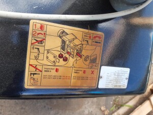 Vakuumpumpe 3 kW 96 m3h  gebraucht B17501
