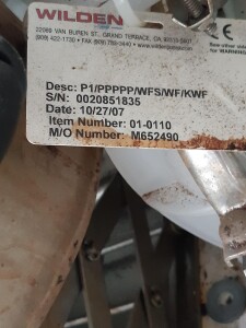 Doppelmembranpumpe P1/PPPPP/WFS/WF/KWF gebraucht B17538