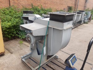 Radial fan Radial blower 5.5 kW approx. 9900 m³/h used B17628