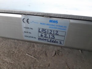 Pallet scale 300 - 3000 kg  used B17641