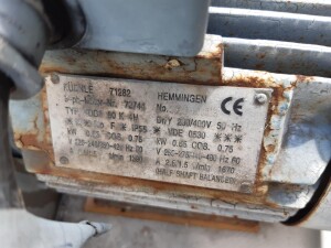 Radiallüfter 0,55 kW 1620 m³/h gebraucht B17689