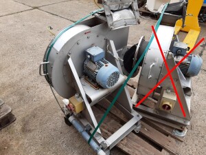 Radiallüfter 0,55 kW 1620 m³/h gebraucht B17692