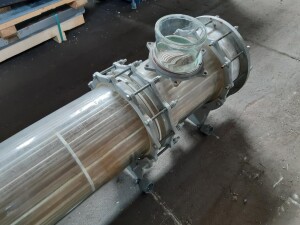 Used glass heat exchanger condenser  B17699