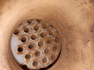 Used glass heat exchanger condenser  B17699