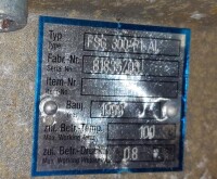 Pneumatic slide valve � 300 mm, used B17704