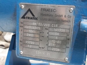 Kreiselpumpe 6 kW 12 m³/h ohne Motor gebraucht B17715