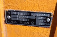 Vibrator 2 kW 125 kg 290/500 V used B17720