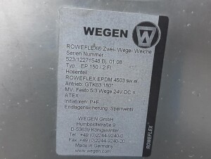 Two-way valve DN150  used  B17739