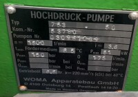 Plunger pump 150 bar 55 kW, used B17741