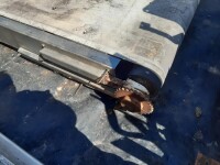 Conveyor belt, flat belt 8.1 x 1.56 m, used B17755