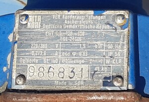 Conveyor belt, tunnel belt 6.8 x 0.48 m, used B17756